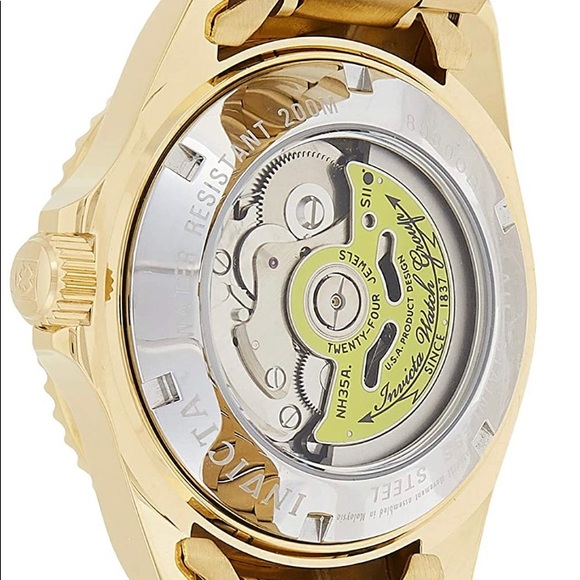 Invicta Pro Diver Automatic Gold-Tone Blue Dial